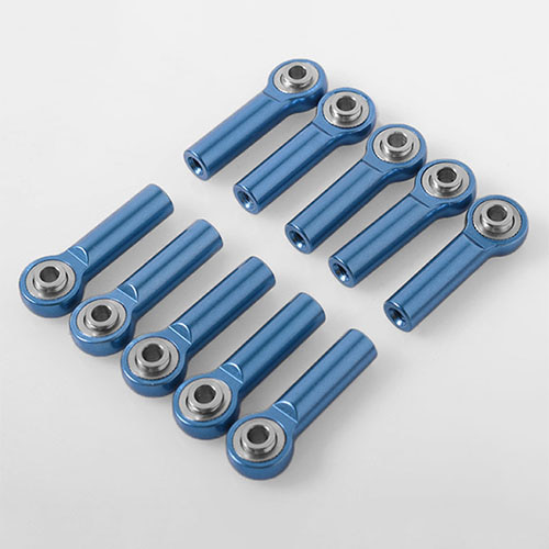 하비몬[단종] [#Z-S1650] [10개입] M3 Long Straight Aluminum Rod Ends (Blue) (볼 M3｜로드 M3｜길이 28mm)[상품코드]RC4WD