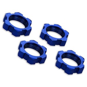 하비몬[#AX7758] [4개입] Sledge/X-Maxx/E-Revo VXL 17mm Splined Wheel Nut (Blue)[상품코드]TRAXXAS