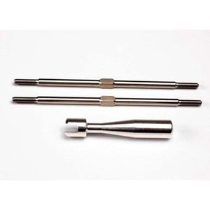 하비몬[#AX2338X] Turnbuckles titanium 94mm (front tie rods) (2)/ billet aluminum wrench[상품코드]TRAXXAS