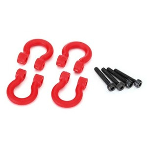 하비몬[#AX8234R] Bumper D-Rings, Red (Front or Rear)/ 2.0x12 CS (4)[상품코드]TRAXXAS
