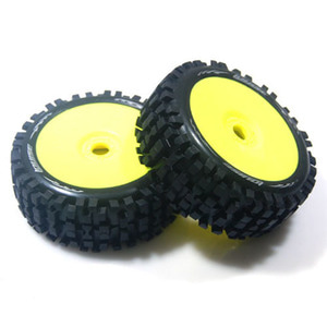 하비몬[#L-T324SY] [2세트 반대분] B-Ulldoze 1/8 Buggy Tire Soft Compound (Yellow Rim)[상품코드]LOUISE RC