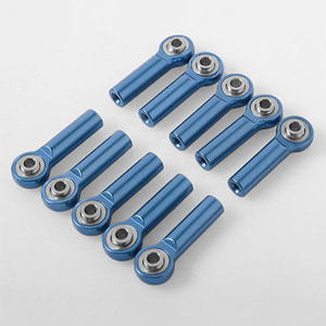 하비몬[단종] [#Z-S1650] [10개입] M3 Long Straight Aluminum Rod Ends (Blue) (볼 M3｜로드 M3｜길이 28mm)[상품코드]RC4WD
