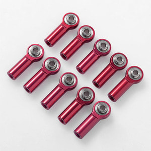 하비몬[단종] [#Z-S1640] [10개입] M3 Medium Straight Aluminum Rod Ends (Red) (볼 M3｜로드 M3｜길이 24mm)[상품코드]RC4WD