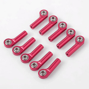 하비몬[#Z-S1639] [10개입] M3 Offset Long Aluminum Rod Ends (Red) (볼 M3｜로드 M3｜길이 28mm)[상품코드]RC4WD