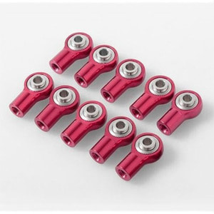 하비몬[단종] [#Z-S1632] [10개입] M3 Short Straight Aluminum Rod Ends (Red) (볼 M3｜로드 M3｜길이 17mm)[상품코드]RC4WD