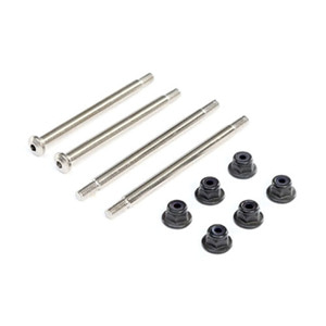 하비몬[#TLR244044] Outer Hinge Pins, 3.5mm, Electro Nickel (2): 8X [상품코드]TLR RACING
