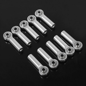 하비몬[선주문필수] [#Z-S1646] [10개입] M3 Long Straight Aluminum Rod Ends (Silver) (볼 M3｜로드 M3｜길이 28mm)[상품코드]RC4WD