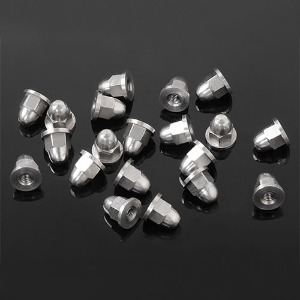 하비몬[#Z-S1725] [20개입｜캡너트] M2 Flanged Acorn Nuts (Silver)[상품코드]RC4WD