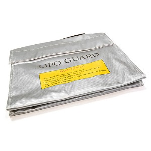 하비몬[#C26047SILVER] LiPo Guard Large Battery Bag (240x180x60mm) for Charging and Storaging[상품코드]INTEGY