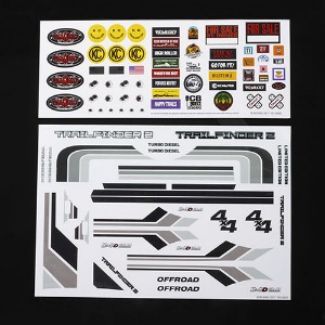 하비몬[#Z-B0140] Complete Graphic Decal Set for Mojave II 2/4 Door Body[상품코드]RC4WD