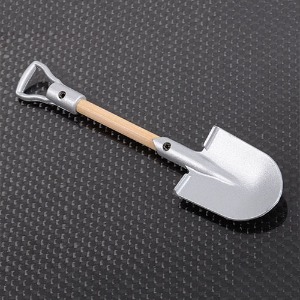 하비몬[#Z-S0452] [미니어처: 삽] Boulder Metal Scale Shovel with D-Grip (Wood)[상품코드]RC4WD