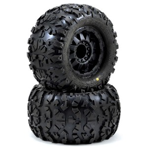 하비몬[#AP1199-13] [2세트 반대분] Rock Rage 3.8&quot; Tires w/F-11 17mm 1/2&quot; Offset MT Wheels (M2) (크기 182 x 96mm)[상품코드]PRO-LINE RACING