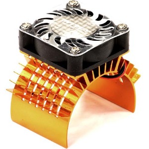 하비몬[단종] [#C23138ORANGE] 46mm~49mm Super Motor Heatsink+Cooling Fan 750 for Traxxas Summit (Orange)[상품코드]INTEGY