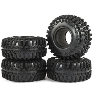 하비몬[#AX-3021] [4개입] 2.2&quot; Rock Crawler Truck Rubber Tire Set w/Inner Foam for Tamiya Bruiser Series : AX-3021 (크기 128 x 54mm｜타미야 브루저 추천)[상품코드]RCMON