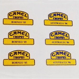 하비몬[단종] [#WO/AT022] 1/35 D90 Chassis Camel History Decal - Team Car D90 In 2 Years (14x12mm - 6개)[상품코드]WOOW RC