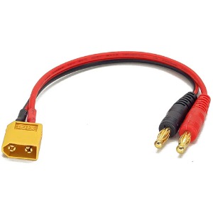 하비몬[#BM0011] [XT60 충전잭] Charging Lead - XT60/14AWG Silicone Wire 20cm (충전 케이블)[상품코드]BEST-RCMODEL