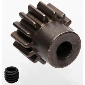 하비몬[#AX6488X] Gear, 14-T Pinion (1.0 Metric Pitch) (Fits 5mm Shaft)/ Set Screw (For Use Only With Steel Spur Gears)[상품코드]TRAXXAS