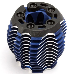 하비몬[#AX5238R] Cooling Head, Powertune (Machined Aluminum, Blue-Anodized) (TRX® 3.3), Head Protector (1), 3x6mm CCS (5)[상품코드]TRAXXAS