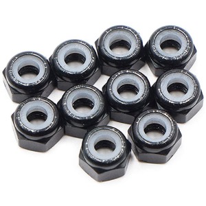 하비몬[#YA-0566BK] [10개입] 3mm Aluminium Lock Nut (Black)[상품코드]YEAH RACING