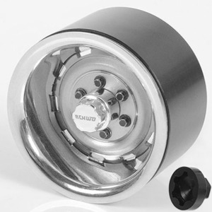 하비몬[Z-W0257] (4개입 - 센터캡+공구포함｜12mm 육각 허브) Rally 1.9&quot; Beadlock Wheels (Silver)[상품코드]RC4WD