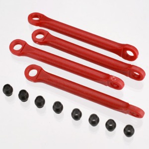 하비몬[#AX7018] Push Rod (Molded Composite) (Red) (4)/ Hollow Balls (8)[상품코드]TRAXXAS
