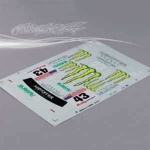 하비몬[#PC201010B-3] Decal Sheet - 1/10 Subaru Impreza WRX 9 (for #PC201010R-3A)[상품코드]MATRIXLINE