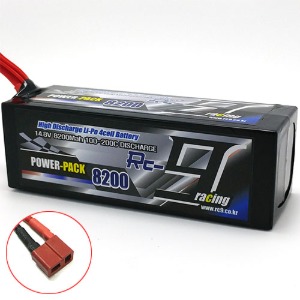 하비몬14.8V 8200mAh 100-200C 4S Hard Case Lipo Battery (딘스잭)[상품코드]RC9
