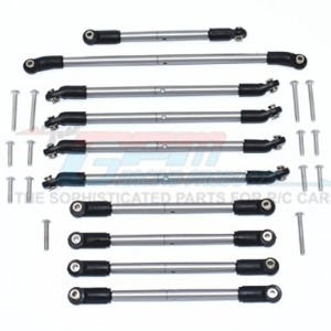 하비몬[#CP160S-OC-BEBK] Stainless Steel Adjustable Tie Rods (for Axial Capra)[상품코드]GPM