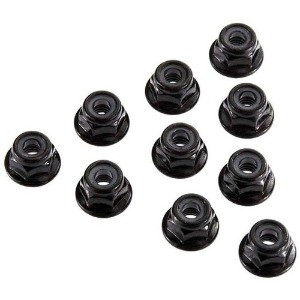 하비몬[#AXIC3150] AX31250 Serrated Nylon Lock Nut Black 4mm (10)[상품코드]AXIAL