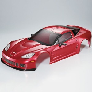 하비몬[선주문필수] [#KB48084] (완제품) 1/7 Corvette GT2 Body w/Light Bucket (for Traxxas XO-1) (Dark Metallic Red)[상품코드]KILLERBODY