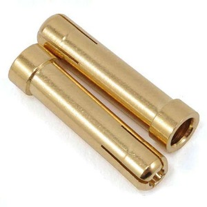 하비몬[BM0082] (2개입) 4mm to 5mm Gold Bullet Connector Reducer (길이 20+3mm)[상품코드]BEST-RCMODEL
