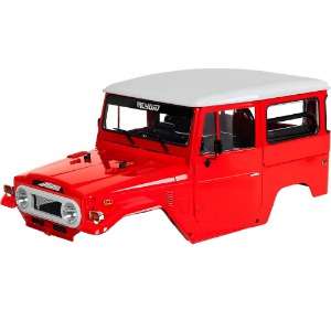 하비몬[#Z-RTR0047-BODY] [완제품 - 공장 도색완료 레진바디] Body Set for 1/10 Gelande II ARTR w/Land Cruiser FJ40 (Red) (RC4WD 토요타 랜드크루저 FJ40 바디 세트)[상품코드]RC4WD
