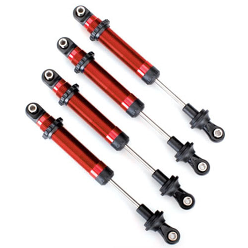 하비몬[#AX8160R] Shocks, GTS, Aluminum (Red-Anodized) (Assembled Without Springs) (4) (For Use With #8140R TRX-4® Long Arm Lift Kit)[상품코드]TRAXXAS