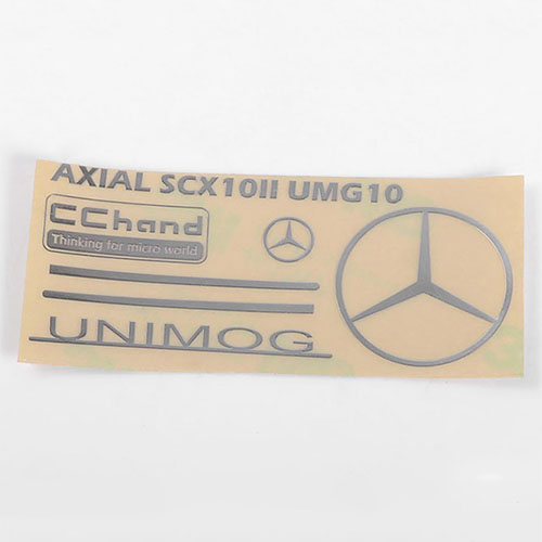 하비몬[#VVV-C0822] Emblem Set for Axial 1/10 SCX10 II UMG10 4WD Rock Crawler[상품코드]CCHAND