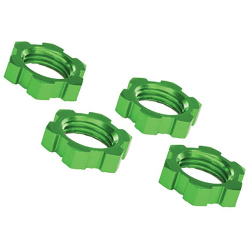 하비몬[#AX7758G] [4개입] Sledge/X-Maxx/E-Revo VXL 17mm Splined Wheel Nut (Green)[상품코드]TRAXXAS