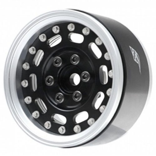 하비몬[#BRPB005RSBK] [2개입] ProBuild™ 1.9&quot; MAG-10 Adjustable Offset Aluminum Beadlock Wheels (Flat Silver/Black)[상품코드]BOOM RACING