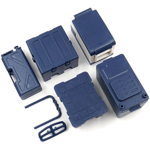 하비몬[#XS-55922BU] Scale Plastic Equipment Case Tank Freezer Luggage 1 Set for 1/10 Crawler Blue[상품코드]XTRA SPEED