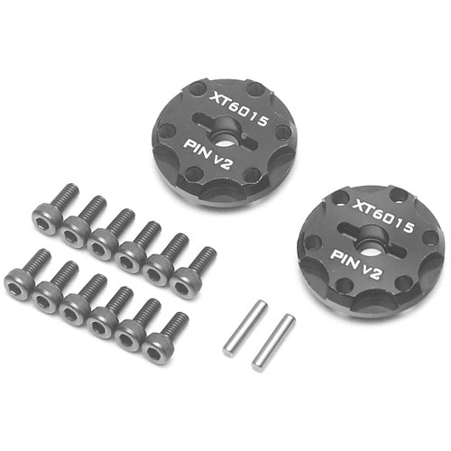 하비몬[#BRXT6015PINV2] [2개입] ProBuild™ XT6015Pin V2 6-Lug Aluminum Wheel Hub Adapters 1.5mm Pin Offset[상품코드]BOOM RACING