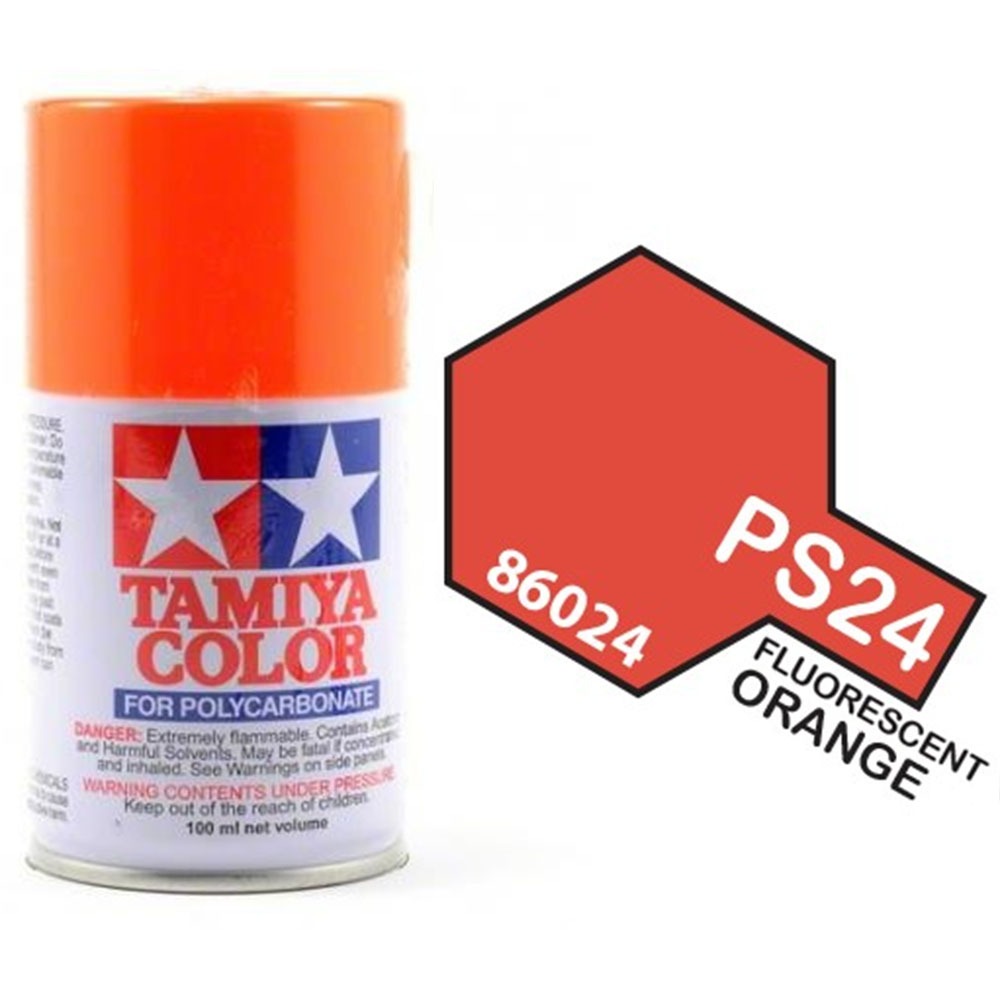 하비몬[TA86024] PS-24 Fluorescent Orange (타미야 스프레이 PS24)[상품코드]TAMIYA