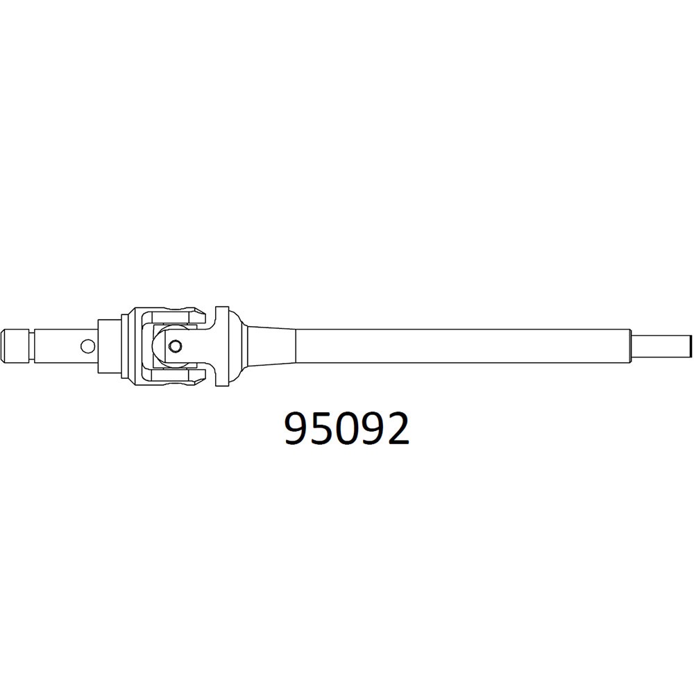 하비몬[#97401075] Front CVD Shaft (Short) for EMO-X (설명서 품번 #95092)[상품코드]CROSS-RC