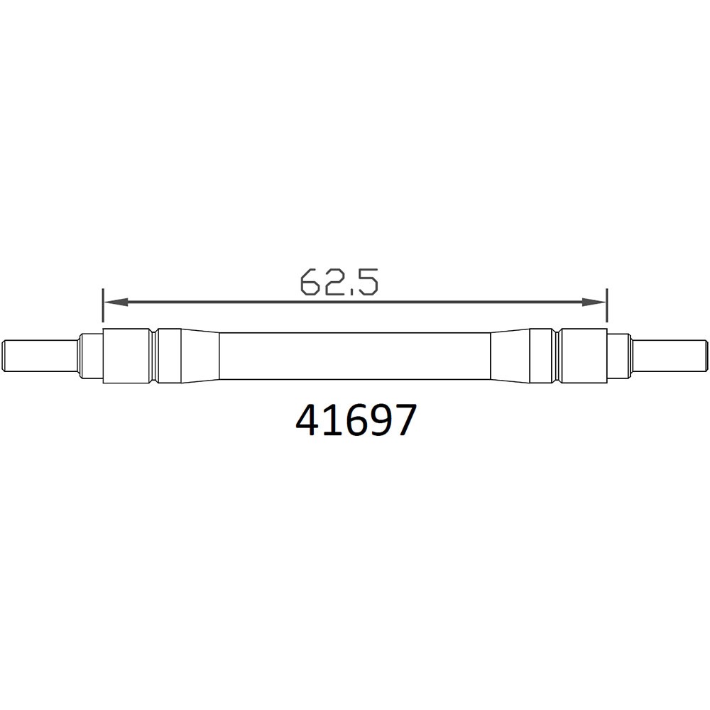 하비몬[#97401079] [1개입] Tie Rod (62.5mm) for EMO-X (설명서 품번 #41697)[상품코드]CROSS-RC