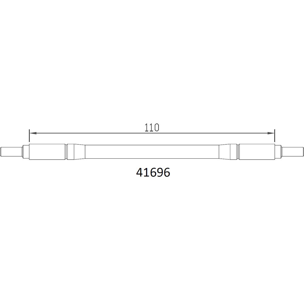 하비몬[#97401101] [1개입] Upper Link Rod (110mm) for EMO-X (설명서 품번 #41696)[상품코드]CROSS-RC
