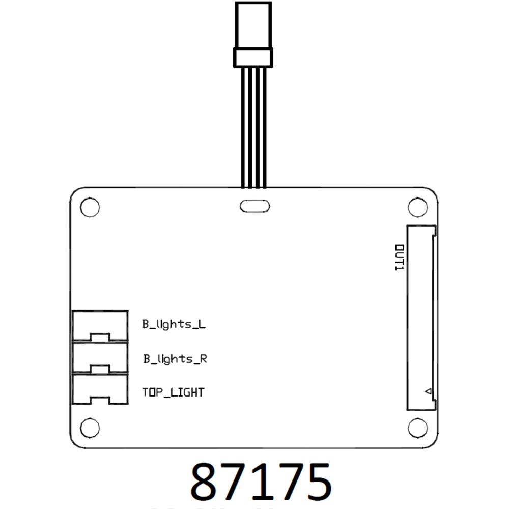 하비몬[#97401209] Light Control Main Board for EMO-X3 (설명서 품번 #87175)[상품코드]CROSS-RC