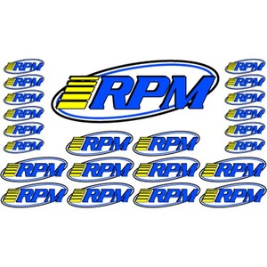 하비몬[RPM-70005] RPM Pro Logo Decals (2 Sheets)[상품코드]RPM