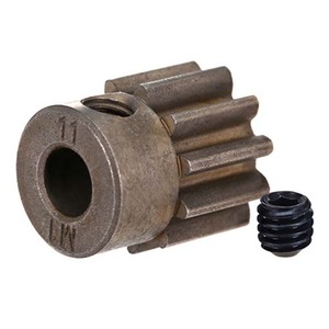 하비몬[#AX6484X] 11T Mod 1.0 Pinion Gear w/5mm Bore (Compatible w/Steel Spur Gears)[상품코드]TRAXXAS