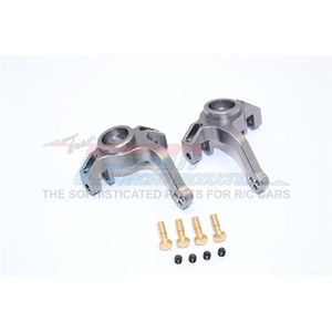 하비몬[YT021-GS] Yeti Aluminum Front Knuckle Arm - Gray Silver (액시얼 #AX31110 옵션)[상품코드]GPM