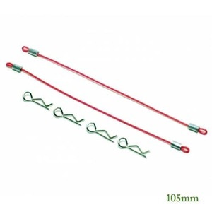 하비몬[#28555] Zeppin Red Body Pin Wire 105mm 1pcs (1/10 차량 바디핀)[상품코드]HSP Racing
