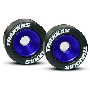 하비몬[#AX5186A] Wheels Aluminum (Blue-Anodized)/ Wheelie Bar[상품코드]TRAXXAS