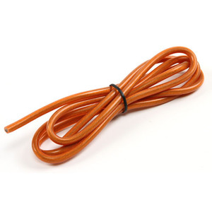 하비몬[#150000017-0 (81508)] Pure-Silicone Wire 12AWG 1m (Translucent Orange)[상품코드]TURNIGY