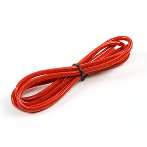 하비몬[#150000018-0 (81509)] Pure-Silicone Wire 12AWG 1m (Translucent Red)[상품코드]TURNIGY